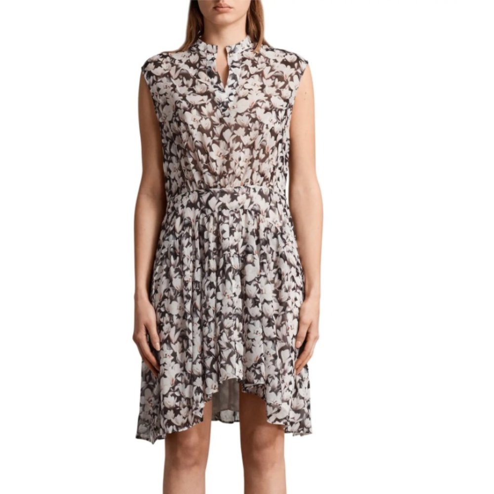 All Saints Victoria Magnolita Dress Size 0 (US)
